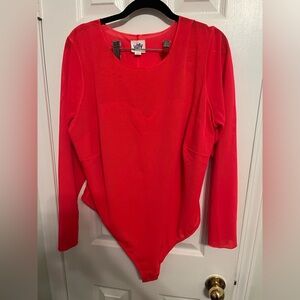 Yitty Long Sleeve Thong Bodysuit